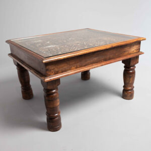 Baikie Solid Wood Hand Carved Coffee Table