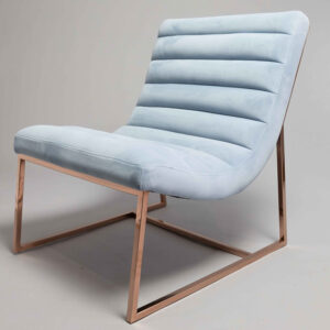 Coco Classic Blue Ribbed Lounger