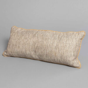 Cream & Grey Woven Scatter Piped