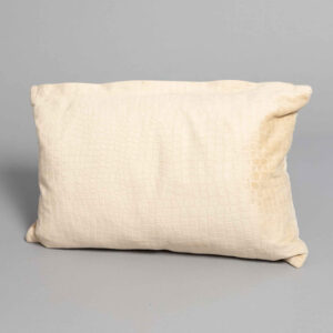 Cream Velvet Animal Print Scatter