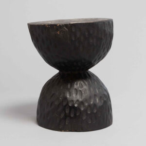 Natural Stools Table Solid Wood - Black