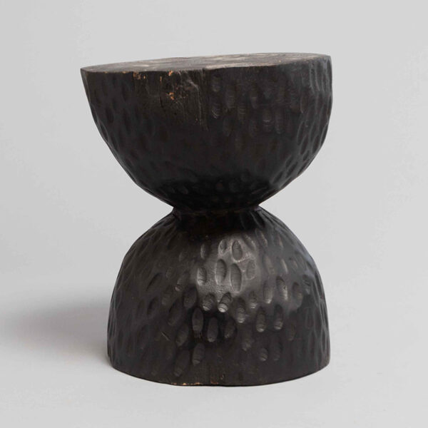 Natural Stools Table Solid Wood - Black