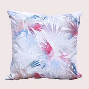 Peacock Blue And Pink Scatter - Yellow Back